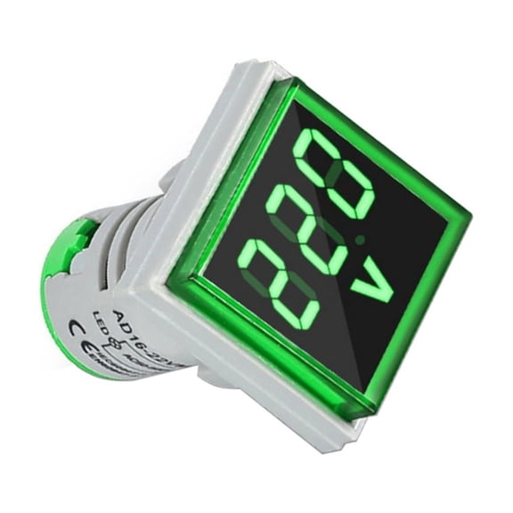 Voltmeter 50 to 500V LED Display Voltages Detectors Electrical Measurement Tool for Household & Industrial Applications