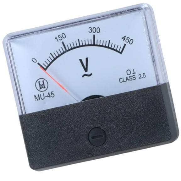 Voltmeter AC0-300Volt AC0-450V Round/Square Analog Panel Volts Voltages Meter for Electronic Control Unit