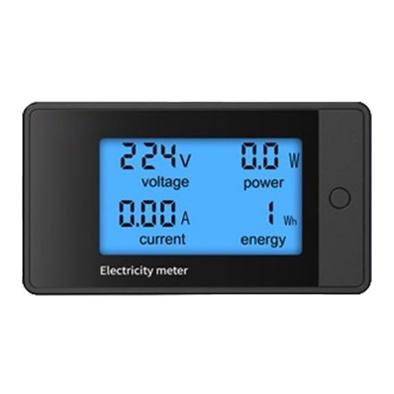 Voltmeter Ammeter Volt Watt KWH LCD Digital Meter Tester Detector AC85-400V 0-20A 0-4400W 0-9999KWH Multimeter