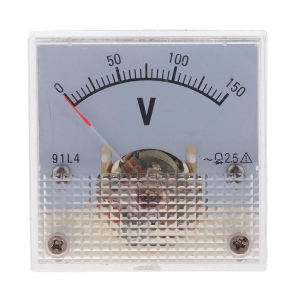 Voltmeter Analog Mini Voltage Measurement , White, 0-150V