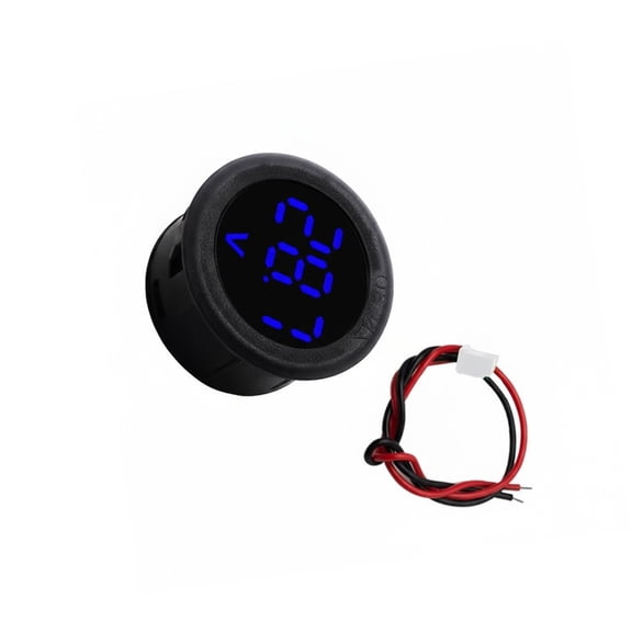 Voltmeter Round Voltmeter Meter Detector Tester 5-100V Gauge LED Digital Display