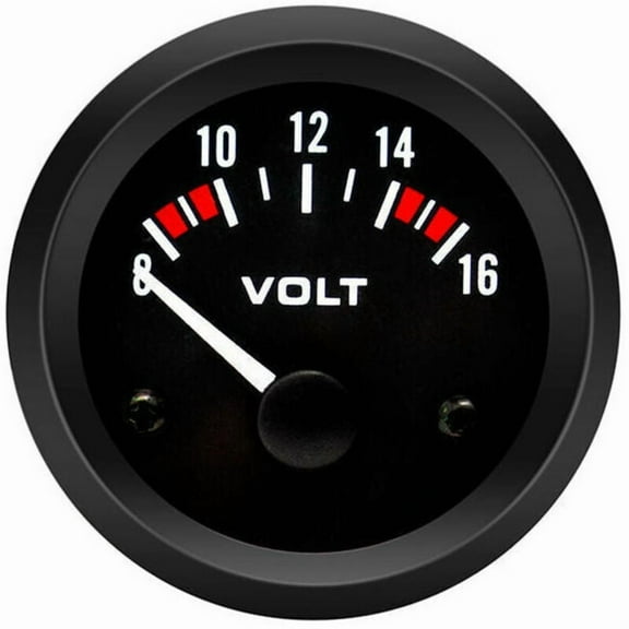 Voltmeter Volt Gauge BX100007 52mm/2in Voltmeter Gauge 8-16V car voltmeter gauge+gorgeri universal 12v voltmeter,