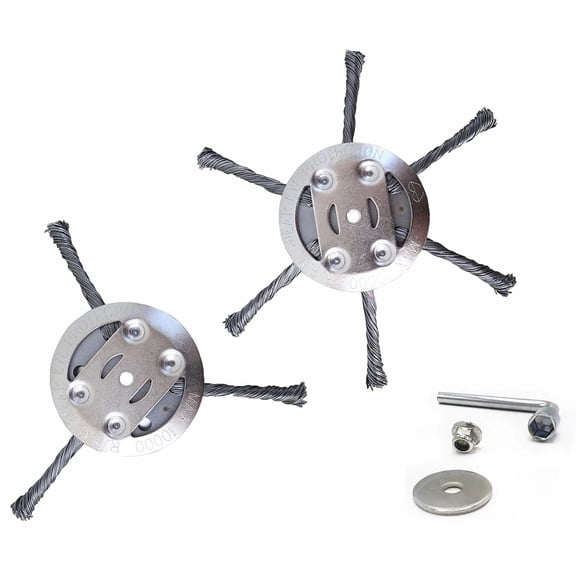 Voltriox Trimmer Head, Qinux Vultriox Trimmer, Steel Trimmer Head for Weed Eater, Steel Trimmer Head Blade & Adapter for Weed Eater