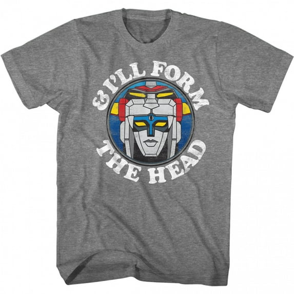 Voltron - Form The Head - Short Sleeve - Heather - Adult - T-Shirt