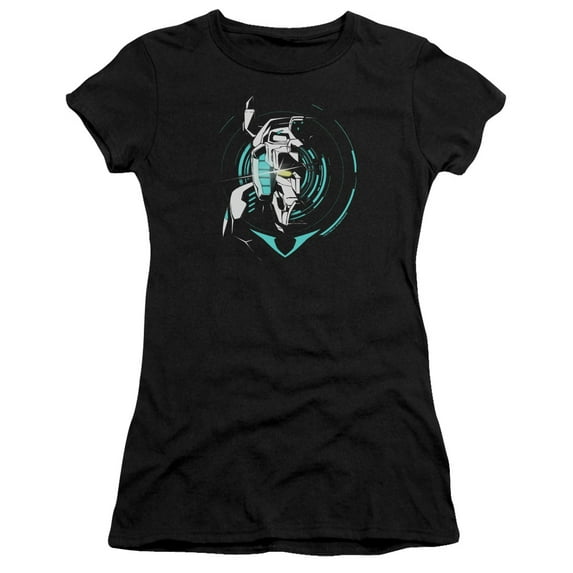 Voltron/Defender Noir S/S Junior Women's T-Shirt Sheer Black