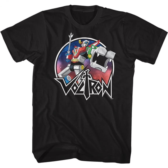 Voltron Defender of the Universe Circle Robot Reach T-Shirt-XLarge