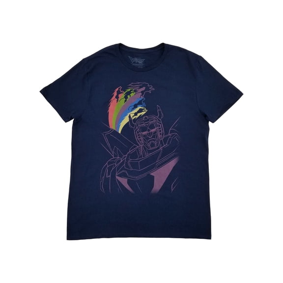 Voltron: Legendary Defender Mens Navy Blue Graphic Tee Short Sleeve T-Shirt L