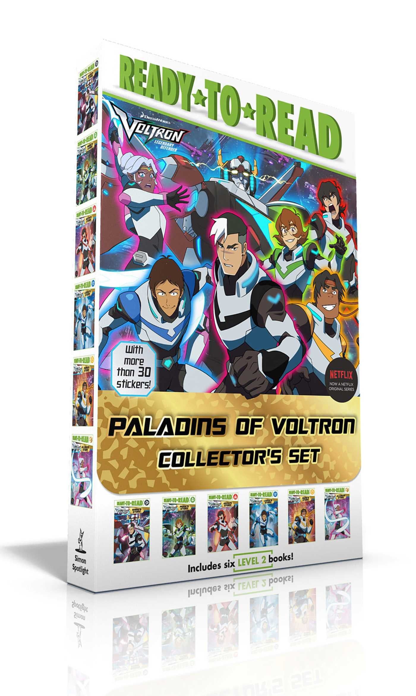 Voltron Legendary Defender: Paladins of Voltron Collector's Set (With more than 30 stickers!) : Allura's Story; Keith's Story; Lance's Story; Shiro's Story; Pidge's Story; Hunk's Story (Paperback)
