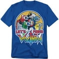 thumbnail image 1 of Voltron T-Shirt Lets Form Unisex Graphic Tee For Men & Women, 1 of 7