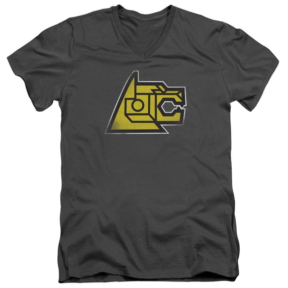 Voltron - Lion Symbol - Slim Fit V Neck Shirt - Small