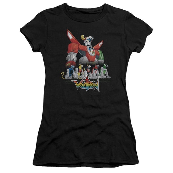 Voltron/Lions S/S Junior Women's T-Shirt Sheer Black