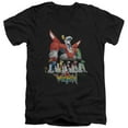 thumbnail image 1 of Voltron - Lions - Slim Fit V Neck Shirt - Medium, 1 of 2