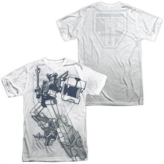 Voltron Men's  Defender Sublimation T-shirt White