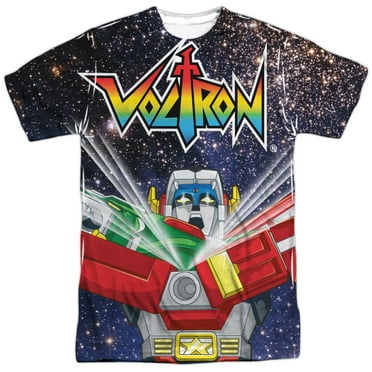 Voltron Men's  Space Defender Sublimation T-shirt White