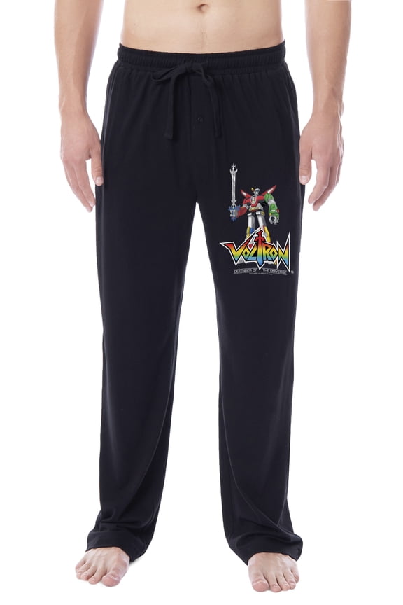 Voltron Mens' Classic TV Series Show '80s Character Sleep Pajama Pants