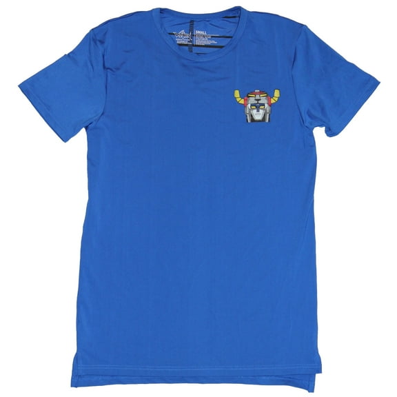 Voltron Mens Moisture Wicking T-Shirt - Simple Voltron Small Head Image (Small)