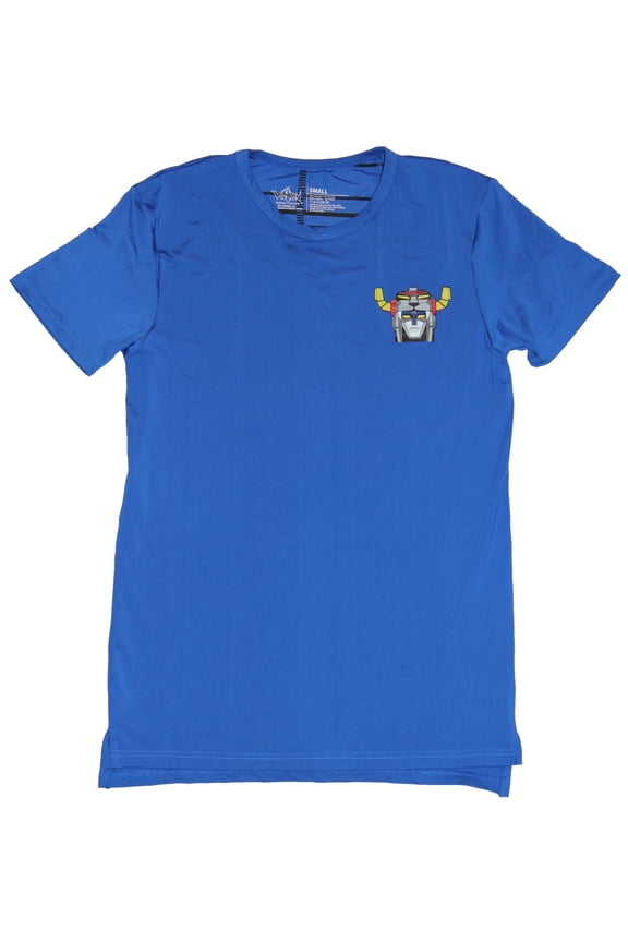 Mens Moisture Wicking T-Shirt - Simple Voltron Small Head Image (Small)
