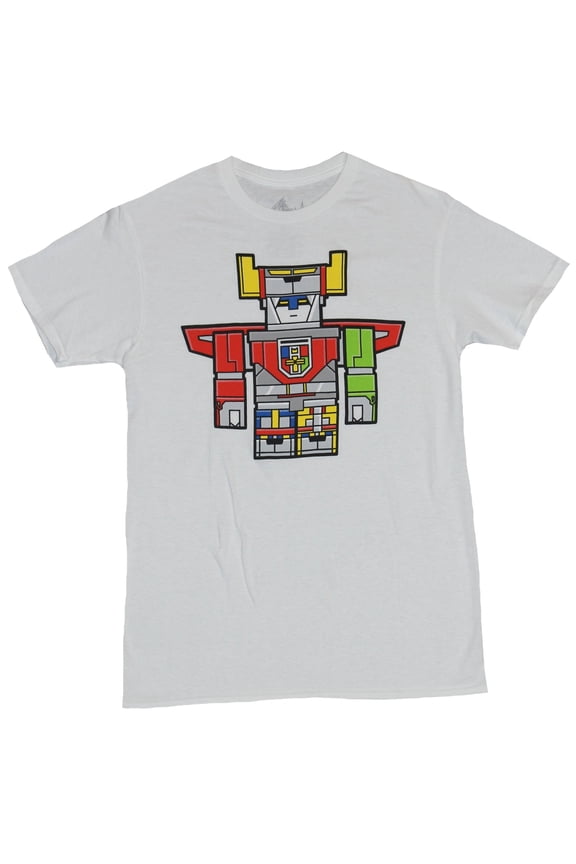Mens T-Shirt - Chibi Style Voltron Image (Small)