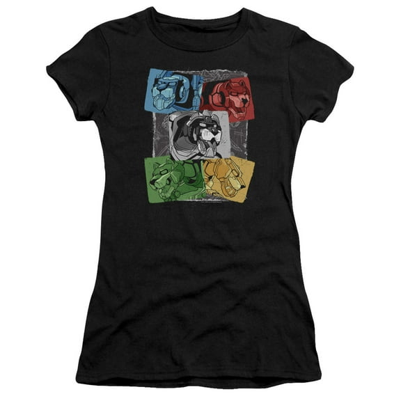 Voltron/Pride S/S Junior Women's T-Shirt Sheer Black