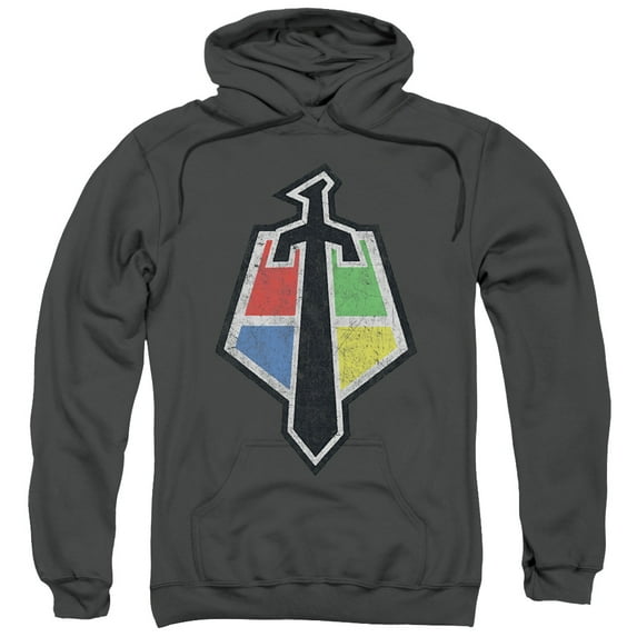 Voltron/sigil-adult Pull-over Hoodie-charcoal-3x