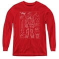 thumbnail image 1 of Voltron/Voltron Schematic Youth Long Sleeve T-Shirt, 1 of 2