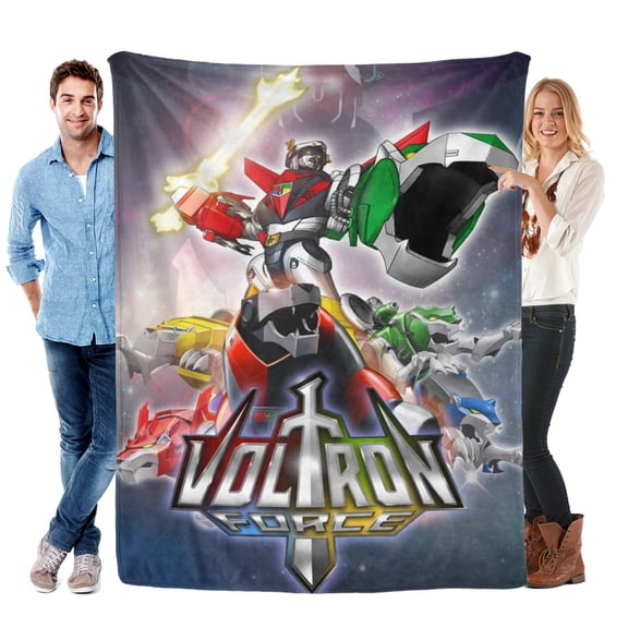 Voltron-themed Pals Plush Throw Blanket Gifts for Fans Girls Boys Women Present Suitable for a variety of settings