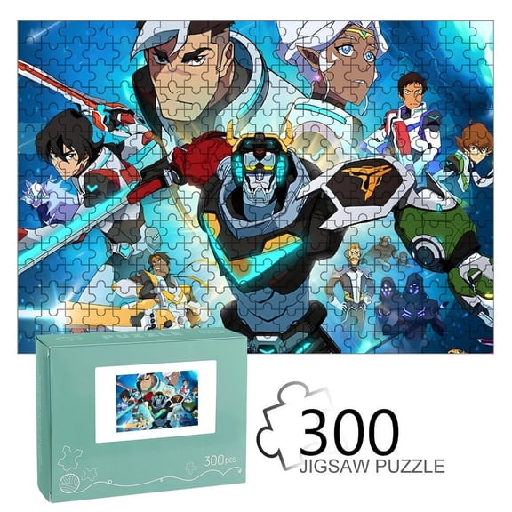 Voltron-themed Wooden jigsaw Puzzle for home Decoration or gift for fans friend,family.300pc