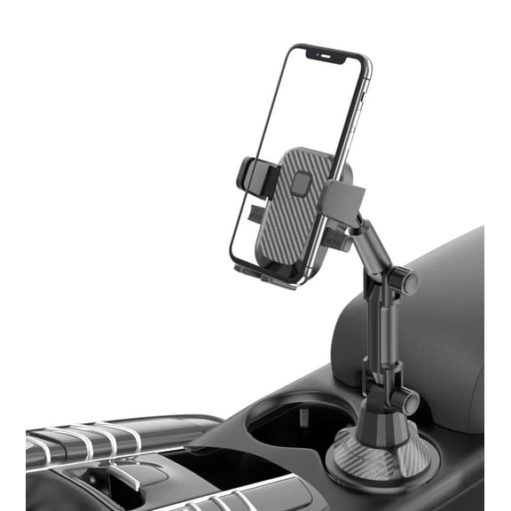 Voltstech Upgraded Cup Phone Holder for Car, Universal [No Shaking] Cup Holder Phone Mount with Expandable Base for Car Truck, Adjustable Holder,Compatible with iPhone Samsung All Phones