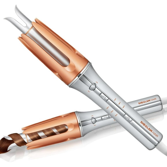 VoluVibe Automatic Curling Iron 1 inch with 3 Temperatures Fast Heating, 2-Way Rotation, Automatic Shut-Off, Anti-Scald, Anti-Tangle Rotating for Hair Styling