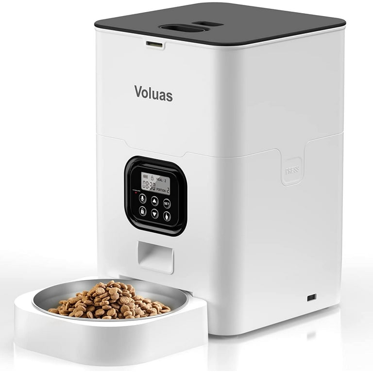 https://i5.walmartimages.com/seo/Voluas-Automatic-Cat-Feeders-Pet-Cats-Dogs-Dry-Food-Dispenser-Desiccant-Bag-Timed-Feeder-Programmable-Portion-Size-Control-4-Meals-Per-Day-10s-Voice_a63aaa1e-d6c6-459c-9403-55d0507ceb5f.01a079cfb0f79c31bf3bca6e0115f307.jpeg?odnHeight=768&odnWidth=768&odnBg=FFFFFF