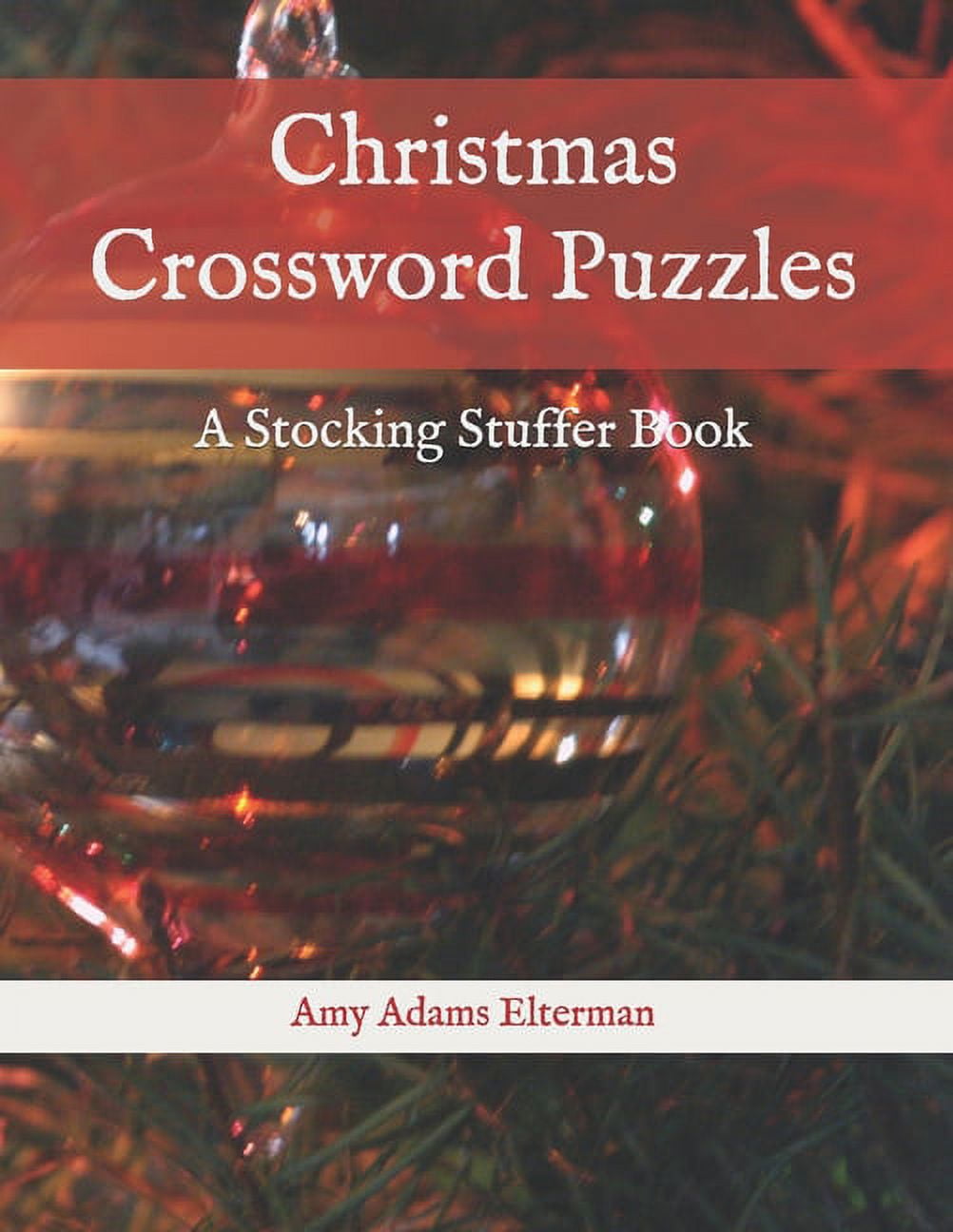 Volume 1 Christmas Crossword Puzzles A Stocking Stuffer Book (Series