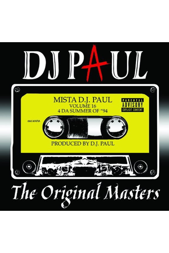 DJ Paul Volume 16: The Original Masters (Vinyl Record) 12" Album (Gatefold Cover)