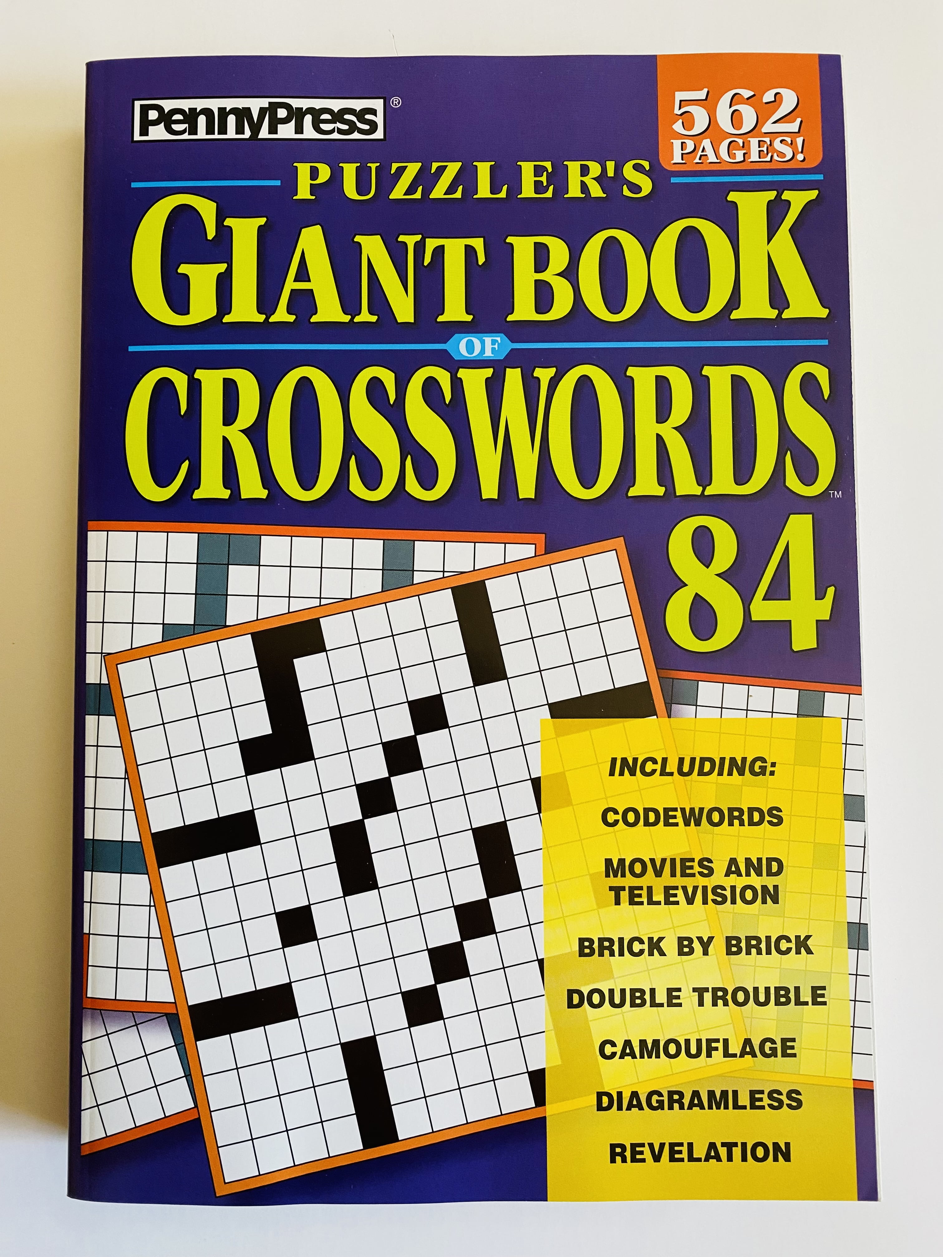 Volume 84 of penny press puzzlers giant book of crossword puzzles -  walmart.com