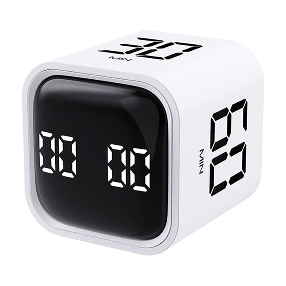 VolumeAdjustable Timer, Innovative GravitySensing Flip Cube Cooking