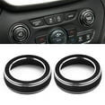 thumbnail image 1 of Volume CD Switch Knob Ring Cap Cover Trim Black For Jeep for Grand For Cherokee, 1 of 9