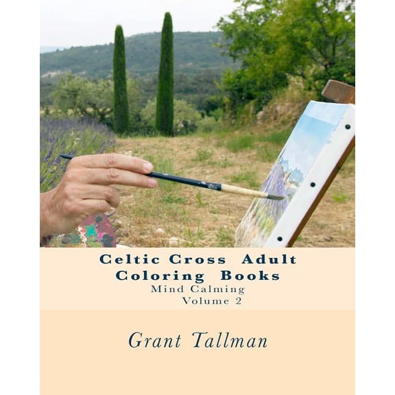 Volume: Celtic Cross Adult Coloring Book: Adult Coloring Book (Paperback)