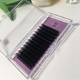 thumbnail image 1 of Volume D Curl False Eyelashes, Eyelash Extensions Individual Lashes 0.05mm, 10-20mm Classic Volume Matte Black Soft Natural 12 Rows, 1 of 1