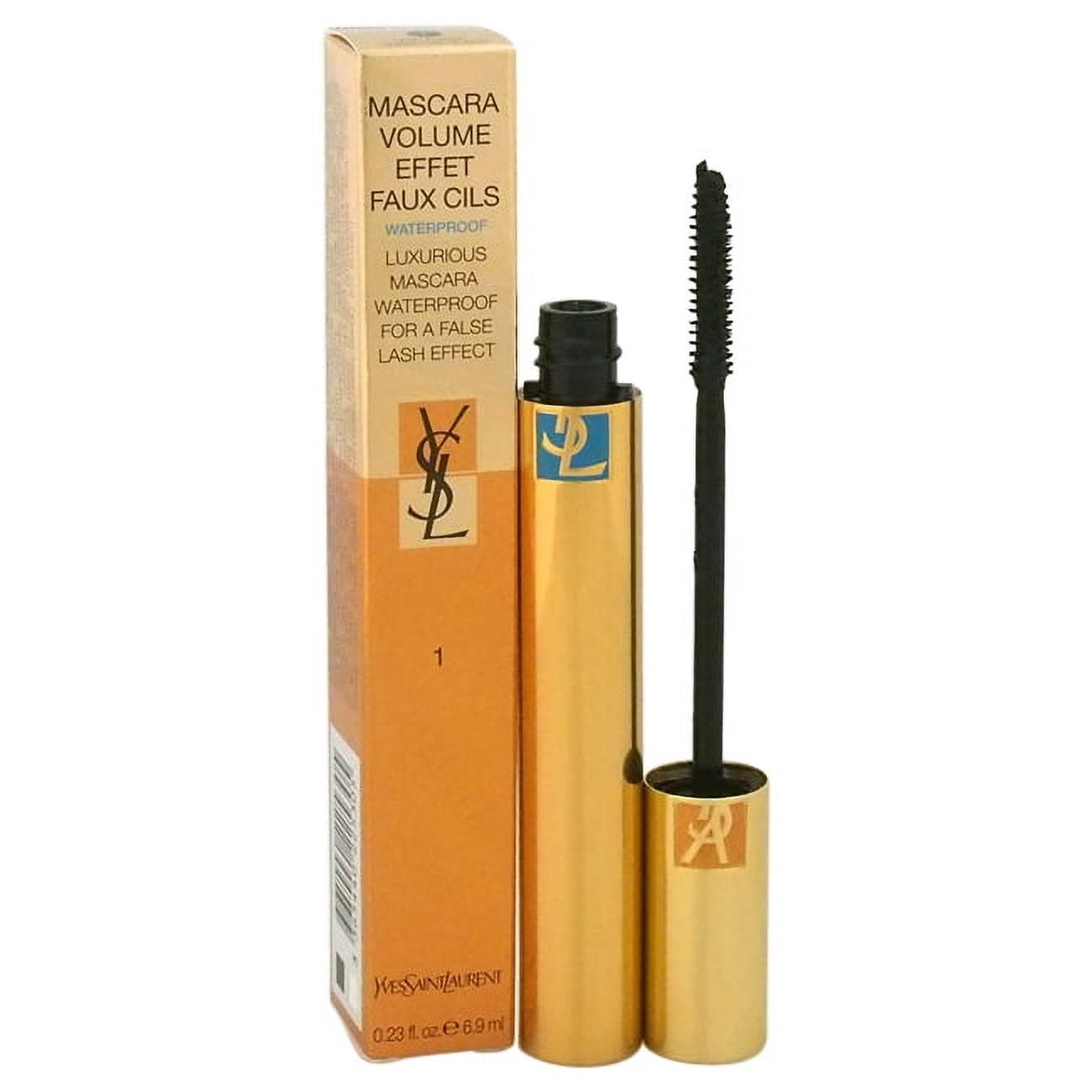 Volume Effet Faux Cils Waterproof Luxurious Mascara - # 1 Charcoal Black by Yves Saint Laurent for Women - 0.23 oz Mascara