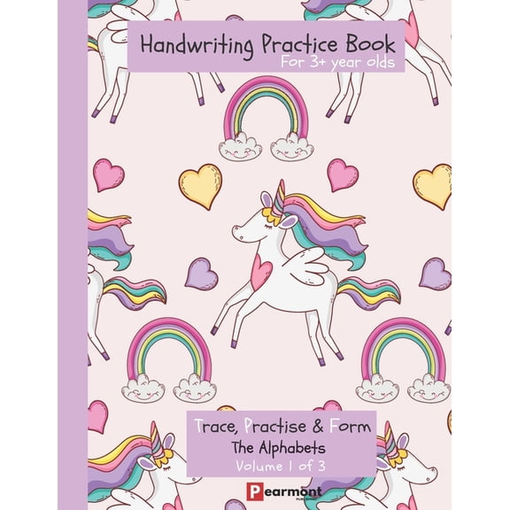 Volume Handwriting Practice Book For 3+ year olds: Trace, Practise & Form the Alphabets. This is a print handwriting book that , Book 1, (Paperback)