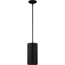Volume Lighting  1-Light Antique Bronze Outdoor Cylinder Pendant - N/A