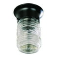 thumbnail image 1 of Volume Lighting  1-Light Black Flush Mount Ceiling Fixture, 1 of 3