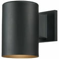 thumbnail image 1 of Volume Lighting  1-Light Black Outdoor Cylinder Wall Mount, 1 of 3