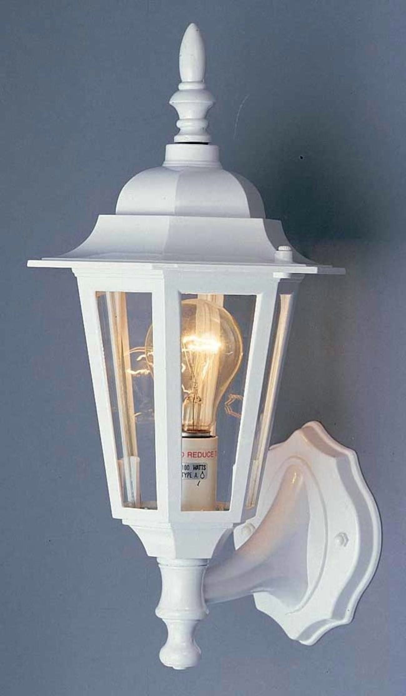 Volume Lighting 9820-6 1 Light 15.5" Height Outdoor Wall Sconce - White