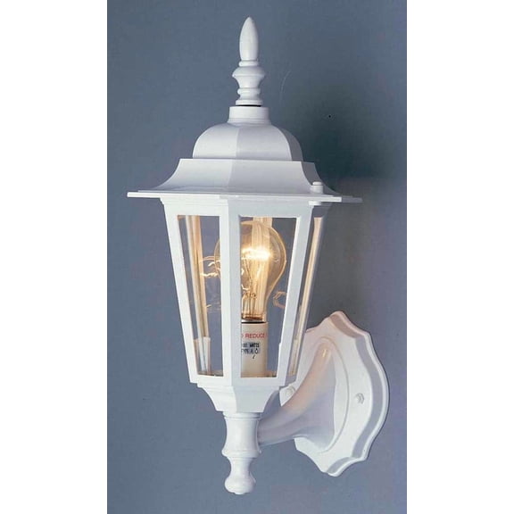Volume Lighting 9820-6 1 Light 15.5" Height Outdoor Wall Sconce - White