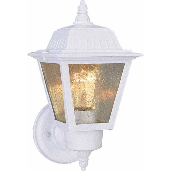 Volume Lighting V8520 1 Light 10.5" Height Outdoor Wall Sconce - White