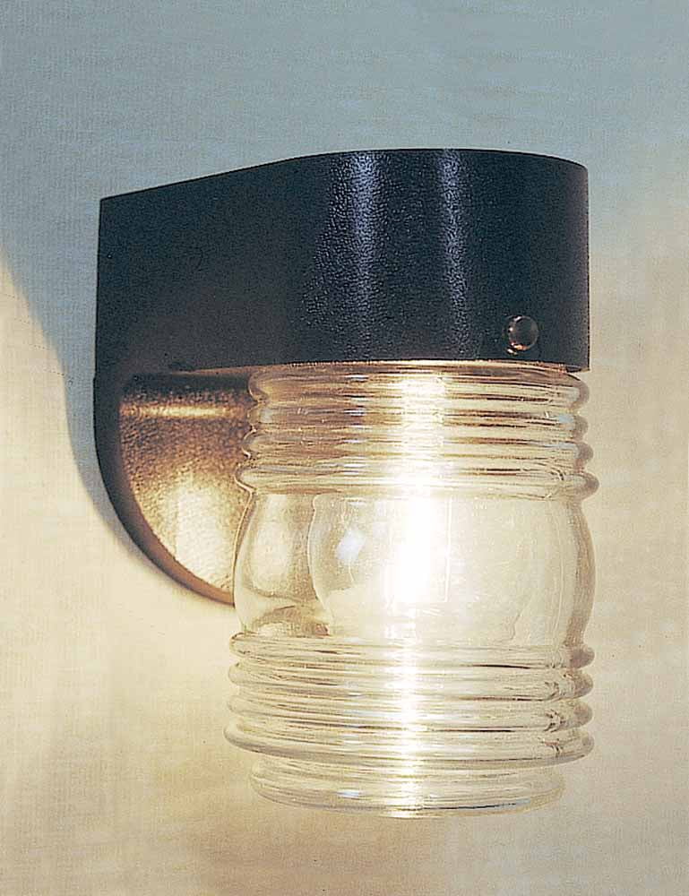 Volume Lighting 9722-5 1 Light 6" Height Outdoor Wall Sconce - Black