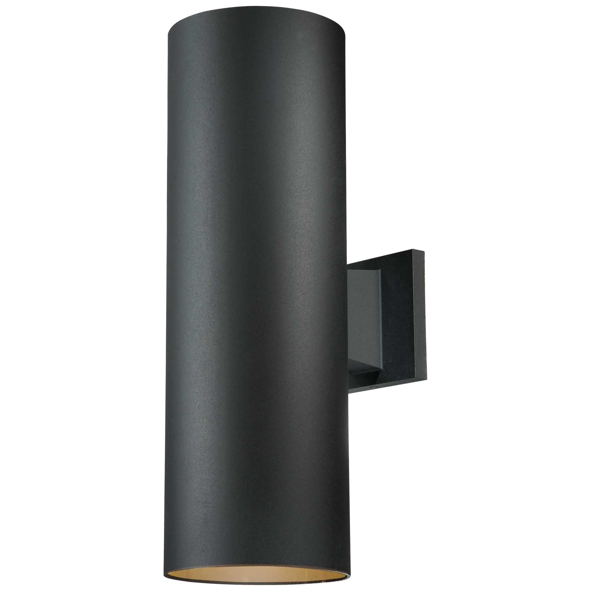 18" Black Bronze Direct Wired Electric Outdoor Sconce