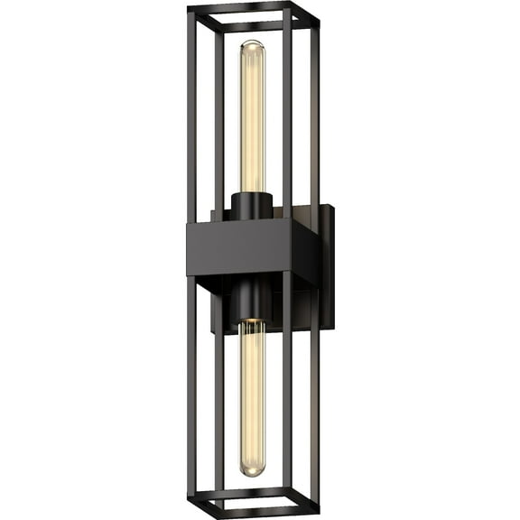 Volume Lighting  2-Light Indoor Antique Bronze Industrial Sconce