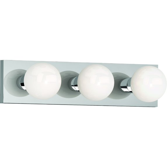 Volume Lighting 3-Light Chrome Vanity