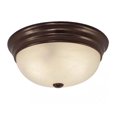 thumbnail image 1 of Volume Lighting Trinidad 3-Light Antique Bronze Flush Mount, 1 of 3